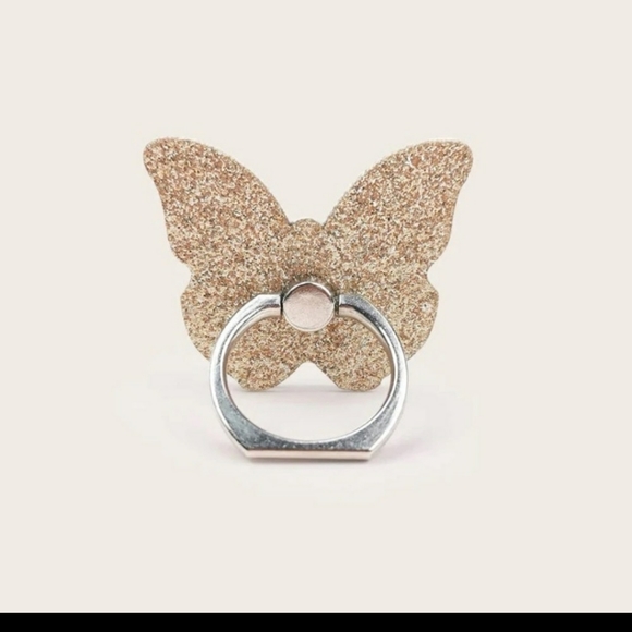 Gold Glitter Phone Holder - Picture 1 of 4